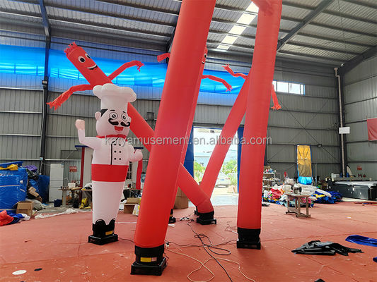 Customized Size and Color Inflatable Chef Dancer Star for Advertising at Party Events