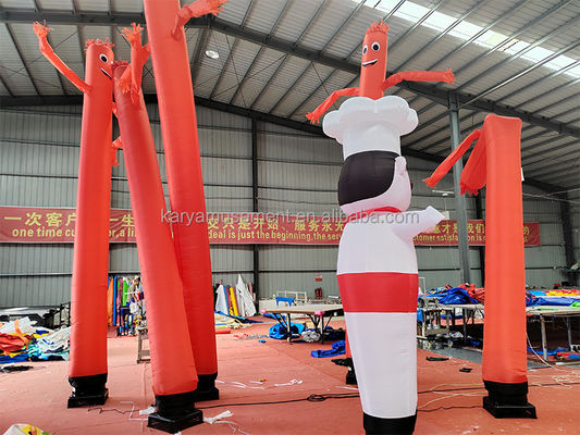Customized Size and Color Inflatable Chef Dancer Star for Advertising at Party Events
