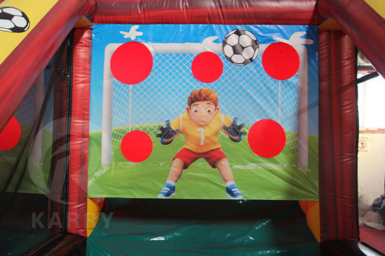 Indoor or Outdoor Inflatable Penalty Shootout for Unisex Interactive Sport Games
