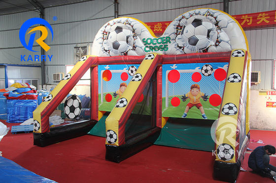 Indoor or Outdoor Inflatable Penalty Shootout for Unisex Interactive Sport Games