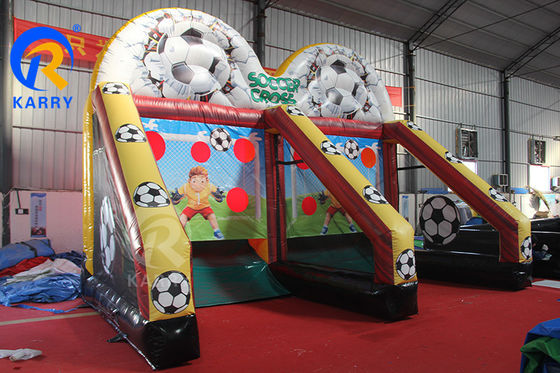 Indoor or Outdoor Inflatable Penalty Shootout for Unisex Interactive Sport Games