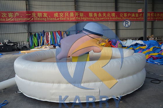 Inflatable Ride Mechanical Bull Rodeo with PORTABLE 3D Studio Virtual Experience