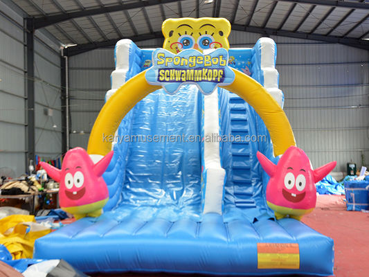29ft Sponge-Bob Wide Slip n Slide for Kids N Adults Indoor PVC Commercial Inflatable