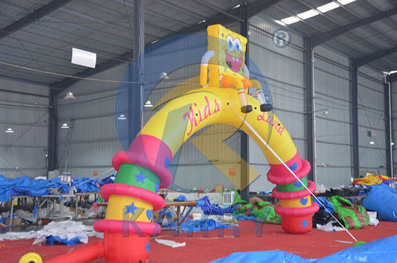 Outdoor Playground Inflatable Sky Air Dancer with Fly Guy Costume and Blower