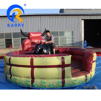 CE/EN71/EN14960 Certified Bull Riding Machine PORTABLE and Inflatable Mechanical Bull