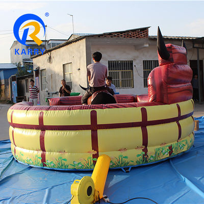 CE/EN71/EN14960 Certified Bull Riding Machine PORTABLE and Inflatable Mechanical Bull