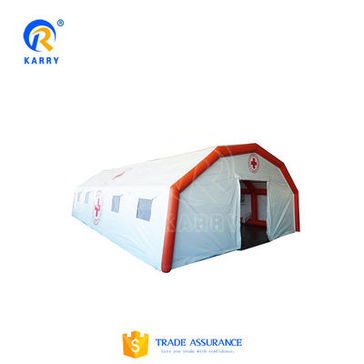 KR-IT-920-1 0.45mm Plato PVC Tarpaulin Inflatable Medical Tent  5*8*4.5m