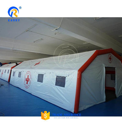 KR-IT-920-1 0.45mm Plato PVC Tarpaulin Inflatable Medical Tent  5*8*4.5m