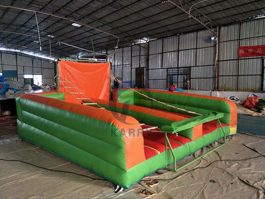 PVC Outdoor Park Carnival Climbing Game Inflatable Jacobs Ladder Climb Game For Adults