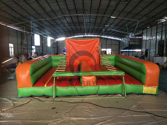 PVC Outdoor Park Carnival Climbing Game Inflatable Jacobs Ladder Climb Game For Adults