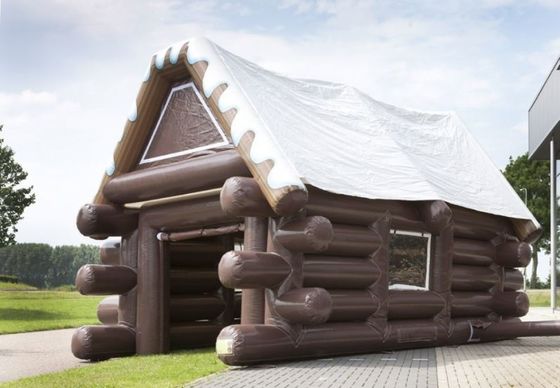 EN14960 Certified Cabin Inflatable Tent for Children Bouncy Castle Camouflage Tent