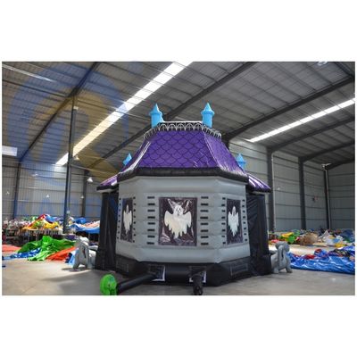 EN14960 Certified Inflatable Halloween Skull Arch Customized Haunted House Decoration