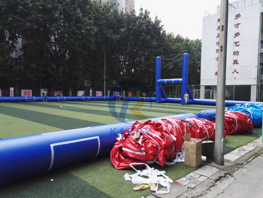 Portable Outdoor Inflatable Rugby Field Game for Kids and Adults Age Range 14 Years up