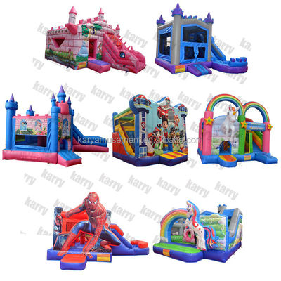 Hot Giant Spiderman Inflatable Bouncer Jump Castle for Portable Indoor and Outdoor Fun