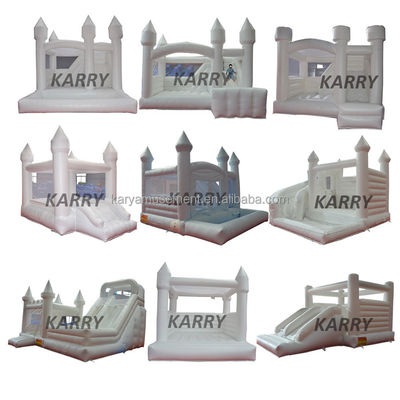 Hot Popular Toddler White Bounce House with Slide and Ball Pit Pool Customize Accepted