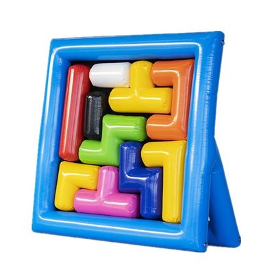 Interactive Inflatable Sports Game for Team Building Bouncer and Puzzle Challenge