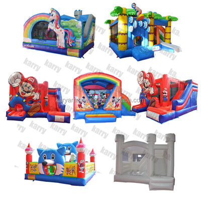 14 Years up Customized Mermaid Bounce House Castle Combo Slide Inflatables with Blower