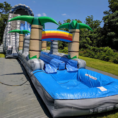 Sea/Air/Express Shipping Inflatable Water Park with Kids Splash Pool and Slip N Slide