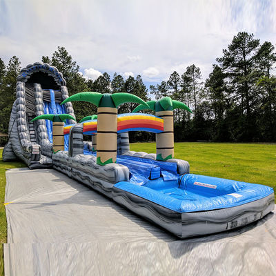 Sea/Air/Express Shipping Inflatable Water Park with Kids Splash Pool and Slip N Slide