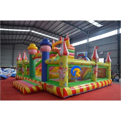 8x6x6m Inflatable Clown Theme Water Park for Children's Outdoor and Indoor Playground