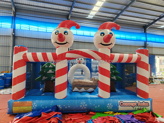 Customized Christmas Inflatable Doll Clown Trampoline Bouncy Castle for Indoor and Outdoor
