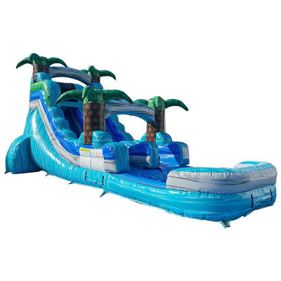 Summer Fun Guaranteed Commercial Rental PVC Water Park with Kids Splash Pool and Air Jumping