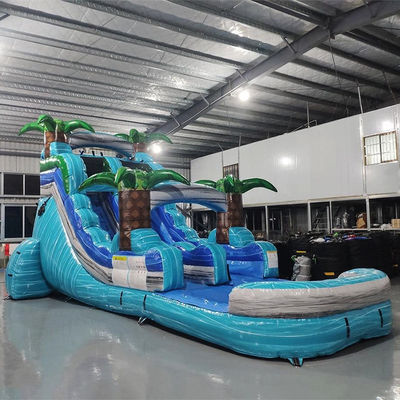 Summer Fun Guaranteed Commercial Rental PVC Water Park with Kids Splash Pool and Air Jumping