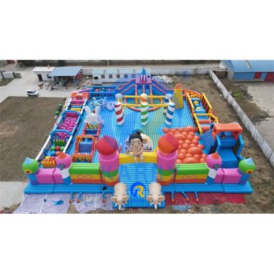 Outdoor Inflatable Amusement Park for Children Commercial PVC Tarpaulin Obstacle Course