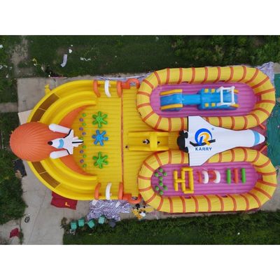 Summer Water Park Fun Unisex Large Inflatable Polar Bear Playground for Outdoor Games