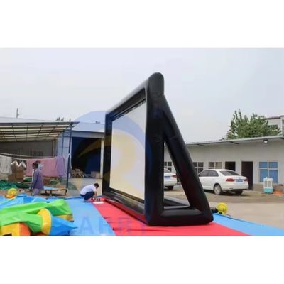 Outdoor Inflatable Projector Screen Air Sealed Double-Sided Projection for Gatherings