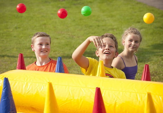 Portable Commercial PVC Inflatable Hoverball Race Game for Funny Interactive Carnival