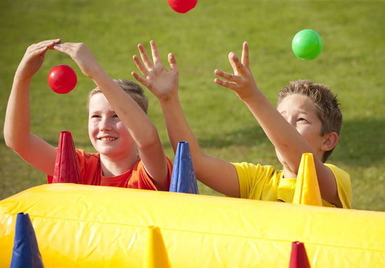 Portable Commercial PVC Inflatable Hoverball Race Game for Funny Interactive Carnival
