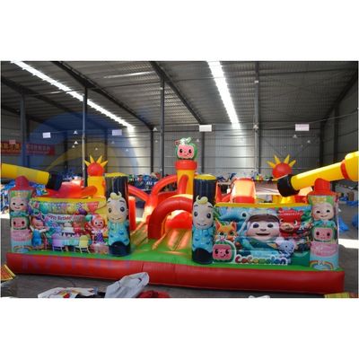 Blower Included Commercial Inflatable Mickey Mouse Park for Toddlers Playing Arena