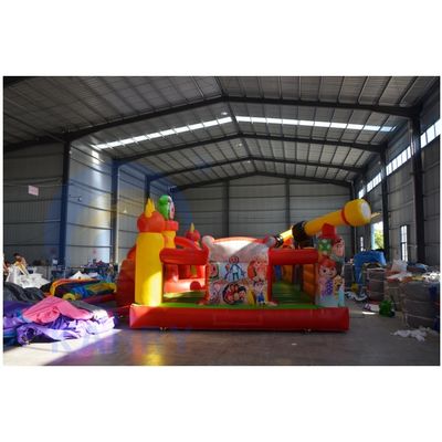Blower Included Commercial Inflatable Mickey Mouse Park for Toddlers Playing Arena