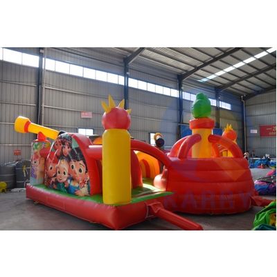 Blower Included Commercial Inflatable Mickey Mouse Park for Toddlers Playing Arena