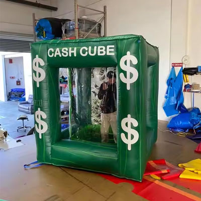 Shipping way By sea/ by air Inflatable Cash Grabber Machine for Your Advertising Needs
