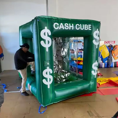Shipping way By sea/ by air Inflatable Cash Grabber Machine for Your Advertising Needs