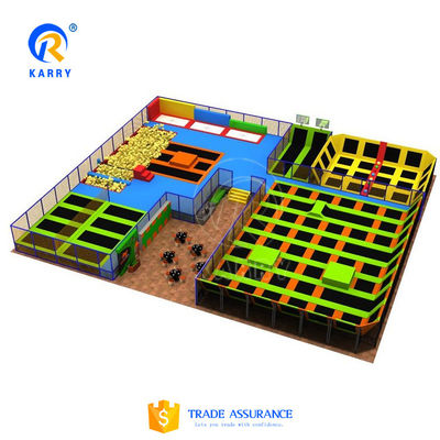 CE Certified Large Rectangular Inflatable Amusement Park for Indoor Fun and Exercise
