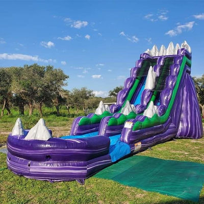 Digital Printing Rockery Theme Water Slide Inflatable for Indoor and Outdoor Entertainment