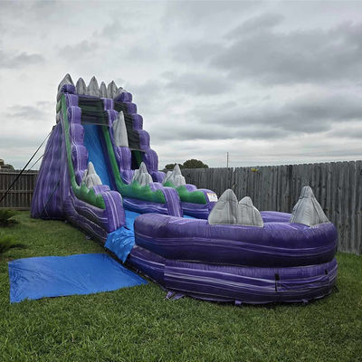 Digital Printing Rockery Theme Water Slide Inflatable for Indoor and Outdoor Entertainment