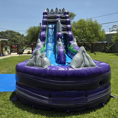 Digital Printing Rockery Theme Water Slide Inflatable for Indoor and Outdoor Entertainment