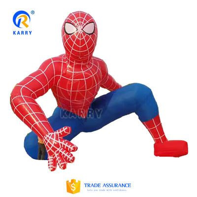 Inflatable Spiderman Model with Customized Size and Double-Triple Stitching