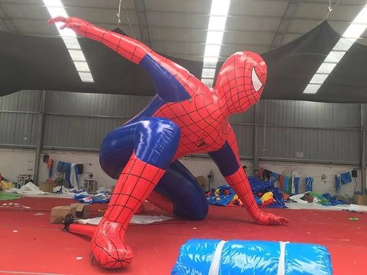 Inflatable Spiderman Model with Customized Size and Double-Triple Stitching