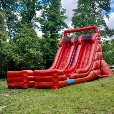 Adult Size Inflatable Water Slide with 2 Slides and 2 Pools in Commercial Grade PVC