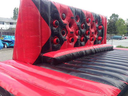 Blower Interactive Sport Game Challenge Inflatable Whack Wall WipeOut Punching Game