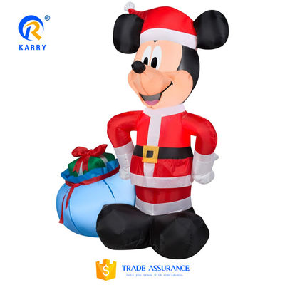 Christmas Advertising Decoration featuring Spiderman Design and Red/White Color Scheme