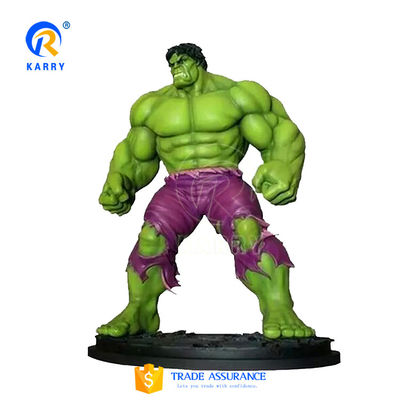 EN71 Certified Marvel Superhero Inflatable Hulk Advertising 5m or Customized