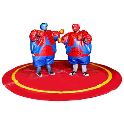 Carnival Game Essential Adults Inflatable Spiderman Sumo Suits for Outdoor Playground