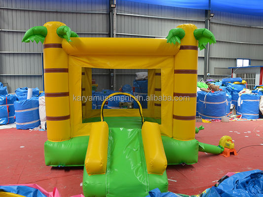 CE/EN71/EN14960 Certified Small Size Jungle Cartoon Monkey Bouncy Castle for Children