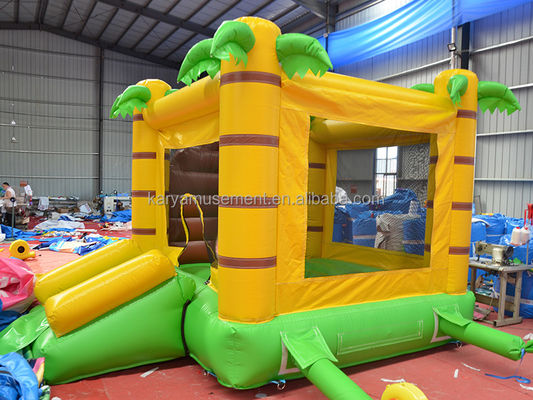 CE/EN71/EN14960 Certified Small Size Jungle Cartoon Monkey Bouncy Castle for Children